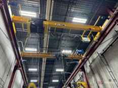 Two-Crane System w/ 7.5-Ton & 5-Ton Single Girder Overhead Cranes