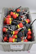 Large Lot of (72) Allen Bradley 800F-Q01 Emergency Push Buttons