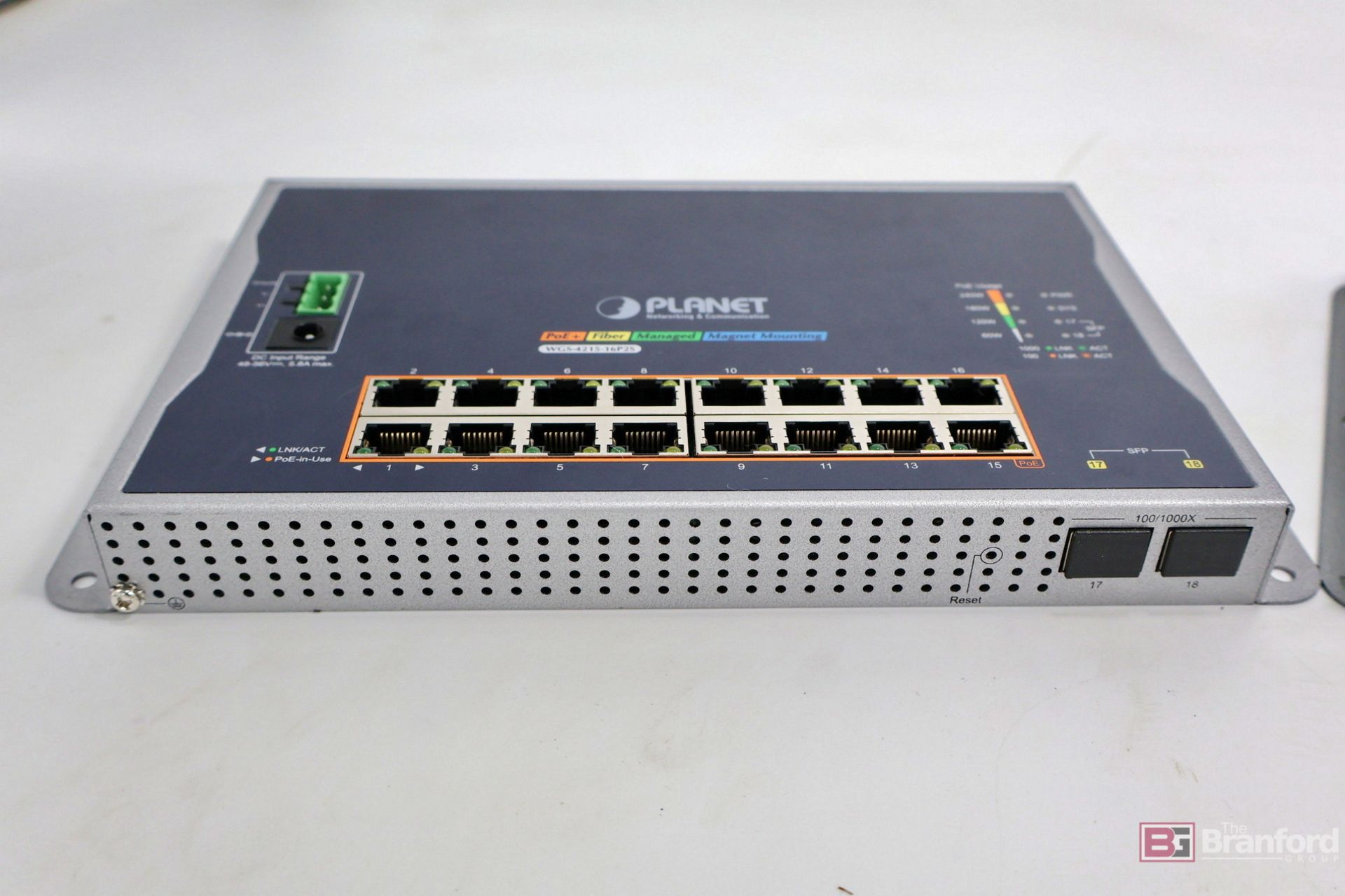 (2) Planet Networking & CommunicationWGS-4215-16P2S; 16-Port Wall-Mount Managed Ethernet Switch - Image 3 of 5
