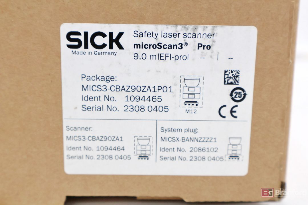 Sick microScan3 Pro Safety Laser Scanner; Brand New In Box - Image 3 of 4