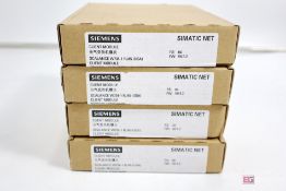 (4) Siemens 6GK5734-1FX00-0AA0 Client Module; Scalance W734-1 RJ45; New In Box