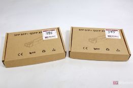 (2) Boxes of Copper Ethernet Modular Transceivers; New In Box