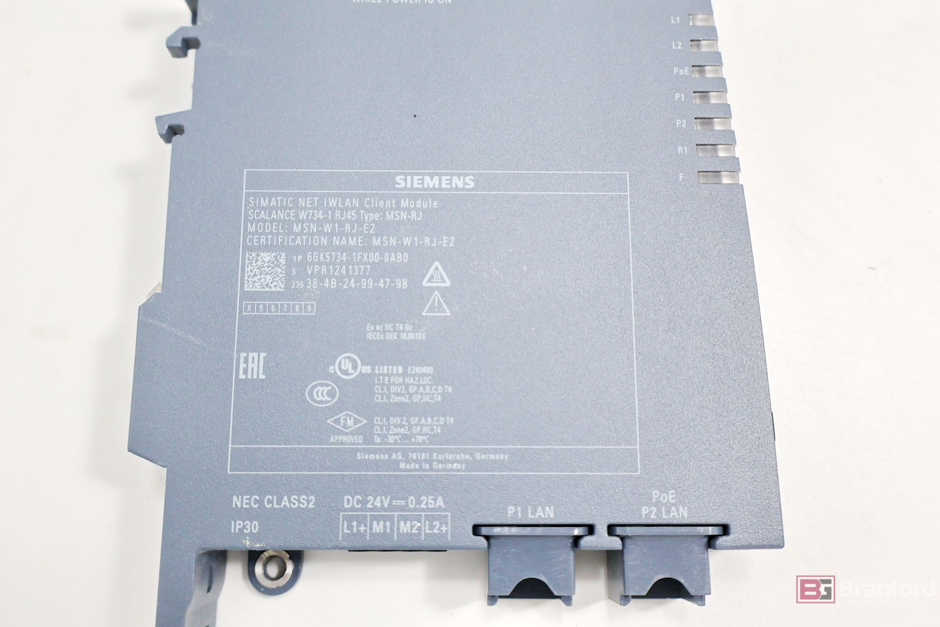 (5) Siemens MSN-W1-RJ-E2 SIMATIC NET IWLAN Client Modules - Image 4 of 4