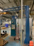 Gorbel 500-lb Jib Crane w/ Demag Hoist