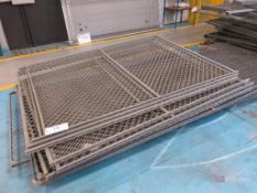 Large Lot of Interior Room Divide Fencing w/ Slide Doors