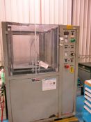 Habco Liquid Pressure Test Booth w/ 1500-Lb Cap. Hydraulic Lift Table