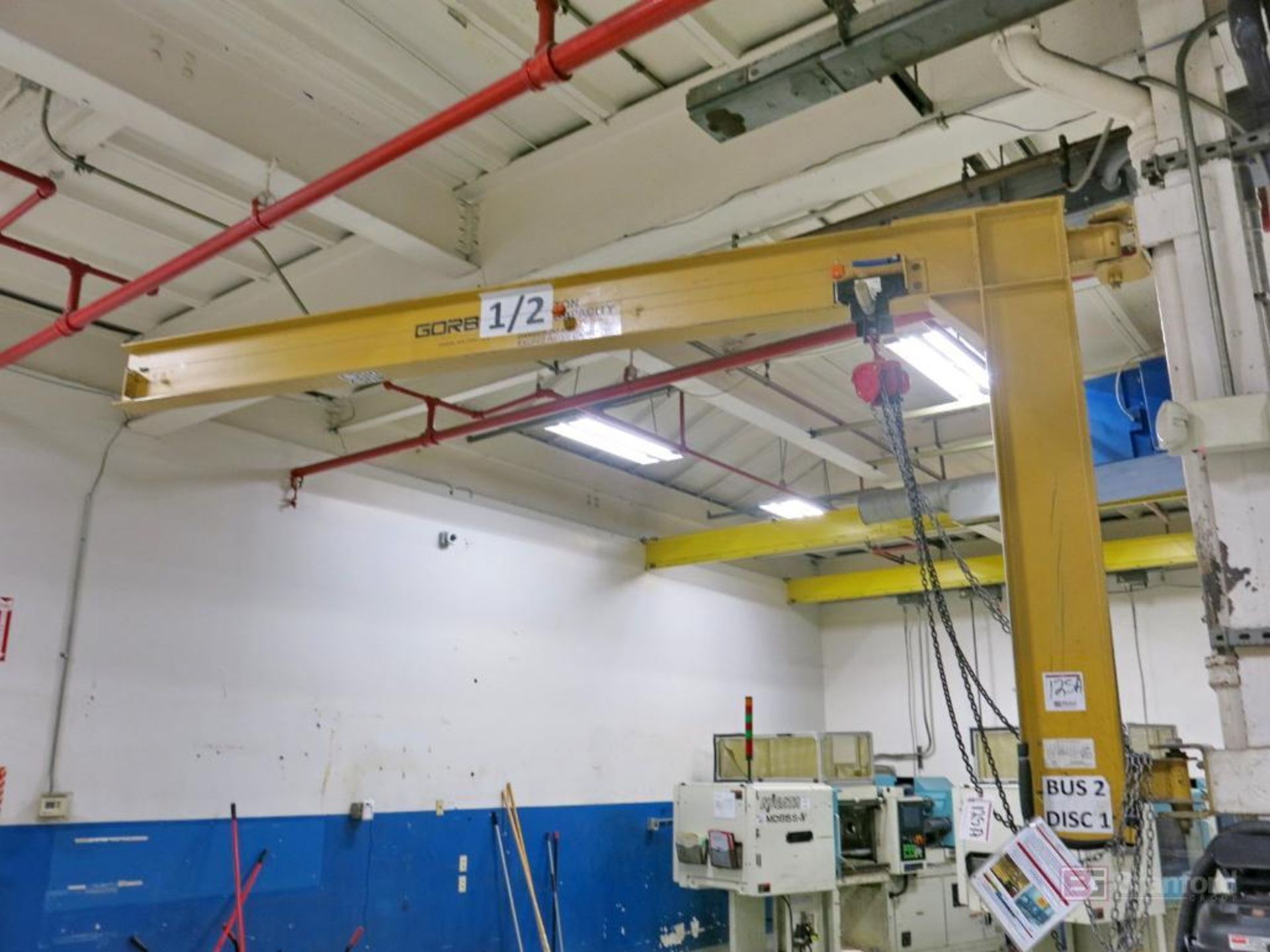 Grob 1/2-Ton Wall Mount Jib Crane