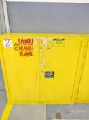 Uline Model H4176M-Y 2-Door 20-Gallon Cap. Flammable Liquid Storage Cabinet