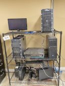 3-Tier NSF Wire Rack, w/ [2] Poweredge T-330 servers