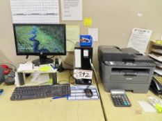 Dell Inspiron I5 Desktop PC, w/ Brother MFC-2710 Laserjet Printer