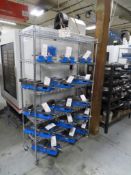 Wire Metro Style Rolling Racks (no contents)