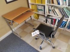Computer Desk w/ leather chair