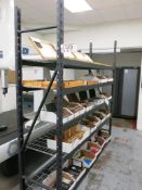 Section of Aluminum Clip Together Pallet Racking