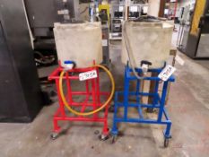 Coolant Storage Tanks, w/ carts