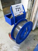 Uline Strapping Cart, w/ tools