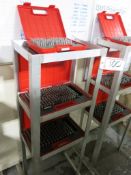 (3) MHC Pin Gauge Sets on Custom Made Aluminum Rack