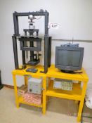 Tensile Tester, w/ Protek oscilloscope & Loadstar sensors