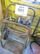 Torch Cart, w/ torch & regulators