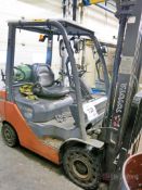 Toyota Mdl. 8FG018 Propane 1800lb. Capacity Forklift Truck