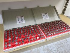 (2) Vermont Gage Pin Gauge Sets