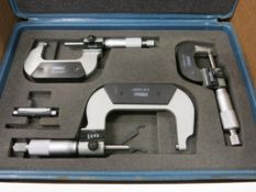Fowler Analog Micrometer Set w/ 0-1