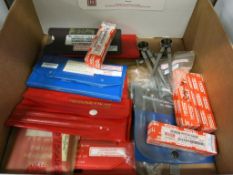 Lot of Needle Files, Radius Gauges, Screw Pitch Gauges, Thread Measuring Wires