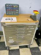 6-Drawer Rolling Toolbox, w/ sockets, allen keys, vise grips, etc.