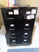 4-Drawer File Cabinets & [1] Lateral Cabinet