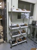 Rolling Wire Racks - [1] NSE / [1] Metro (no contents)