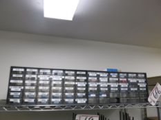 (2) Small Parts Bins w/ Deltronic Pins