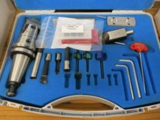 Pinzbohr BT40 Taper Boring System, w/ heads