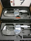 (2) Mitutoyo Coolant Proof 0-1