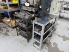 Racks, w/ assorted chuck jaws