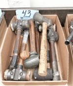 Lot-Various Dead Blow Hammers in (1) Box