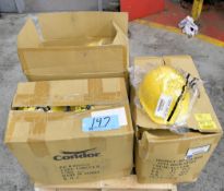 Lot-Packaged Hard Hats in (3) Boxes on (1) Pallet