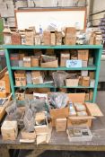 Lot-Nuts, Bolts, Washers, Dowel Pins, Etc. with (1) Shelving Unit