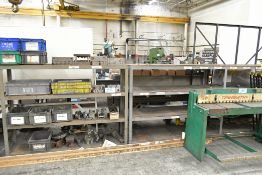 Lot-(2) Steel Racks, (Contents Not Included), (Not to Be Removed Until Empty)
