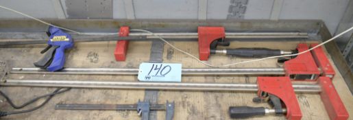 Lot-(4) Various Bar Clamps