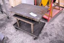 No Name Mechanical Hand Crank Lift Table/Cart, 24