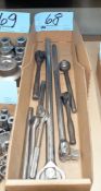 Lot-Various Ratchets, Breaker Bars, and Extensions in (1) Box