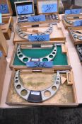 Lot-(3) Various Outside Micrometers with Cases