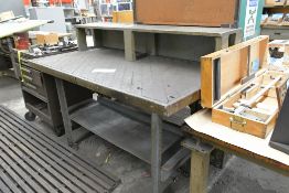Lot-(3) Various Work Benches, (Contents Not Included), (Not to Be Removed Until Empty)