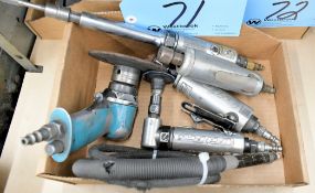 Lot-(3) Straight, (1) Angle, (1) Pencil Pneumatic Die Grinders and (1) Orbital Grinder in (1) Box