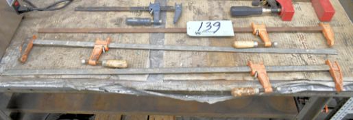 Lot-(4) Various Bar Clamps
