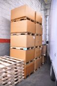 Lot-(12) Cardboard Pallet Boxes