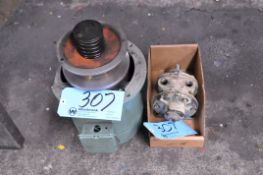 Lot-(1) Motor and (1) Gear Box on Floor Under (1) Table