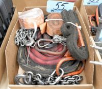 Lot-Cloth Straps, Strap Slings, and Chain in (1) Box