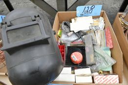 Lot-Various Welding and Torch Maintenance Products with (1) Welding Helmet in (1) Box