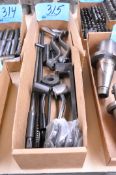 Lot-Various Milling Machine Handles and Drawbars in (1) Box