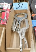 Lot-(2) Vise Grip Welding Clamps in (1) Box